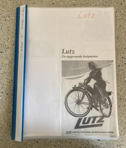 Unieke Map met documentatie bromfietsen Merknaam letter L, Fietsen en Brommers, Handleidingen en Instructieboekjes, Zo goed als nieuw