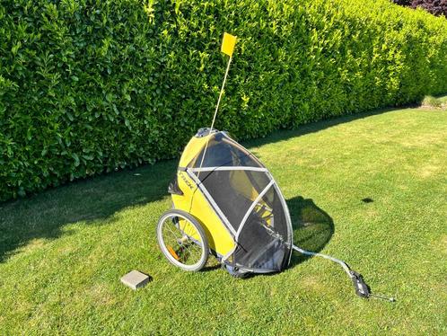 fietskar Trek GoBug + stoelverkleiner, Fietsen en Brommers, Fietsaccessoires | Aanhangwagens en Karren, Gebruikt, Kinderkar, Ophalen