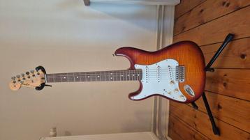 Fender Mexican Stratocaster Left handed, Musique & Instruments, Instruments à corde | Guitares | Électriques, Enlèvement, Comme neuf