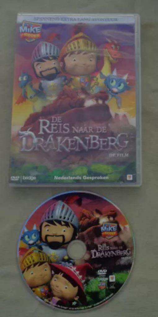 Mike de Ridder dvd Drakenberg film NL gesproken PAL, Cd's en Dvd's, Dvd's | Tekenfilms en Animatie, Zo goed als nieuw, Verzenden