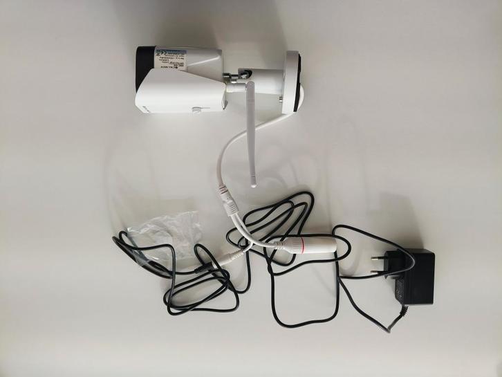 Veiligheidscamera + bord, Audio, Tv en Foto, Videobewaking, Nieuw, Buitencamera, Ophalen