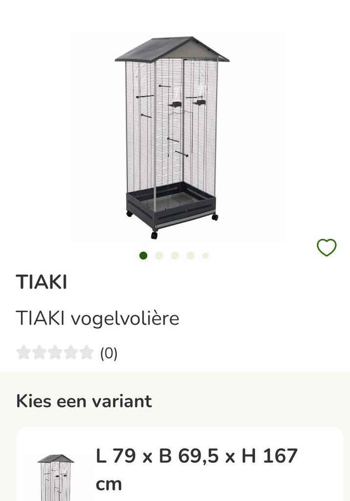 Volière met benodigheden, Animaux & Accessoires, Oiseaux | Cages & Volières, Volière, Enlèvement