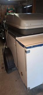 Bagagewagen met topbox en camping benodigdheden als nieuw, Ophalen