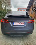 Tesla Model X Long Range 2020, Auto's, Te koop, Zilver of Grijs, Emergency brake assist, 750 kg