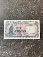 10 frank belgisch congo HEEL MOOI!, Postzegels en Munten, Ophalen of Verzenden
