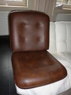 2 coussins pour fauteuil canapé en simili cuir skay brun, Enlèvement