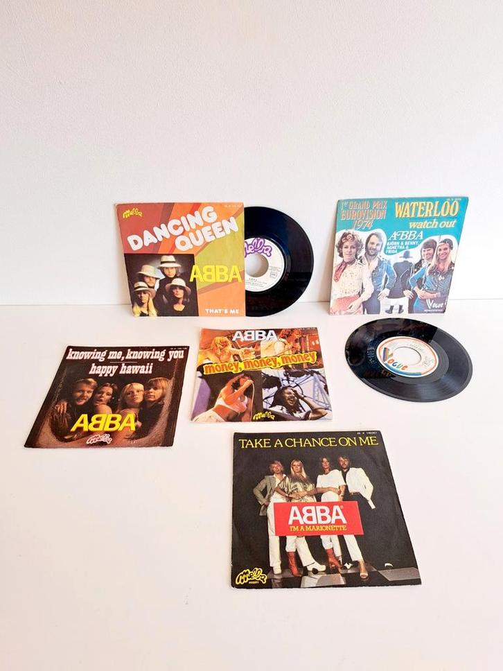 ABBA single LP's - 5 euro per stuk, CD & DVD, Vinyles | Compilations, Utilisé, Enlèvement ou Envoi