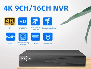 Hiseeu H.265 + Ip Cctv Bewakingscamera Nvr Video Audio Nieuw