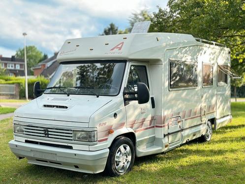 Peugeot J5 Autostar 2.5TD 1992 Oldtimer Kampeerwagen, Caravanes & Camping, Camping-cars, Entreprise, Semi-intégral, jusqu'à 5