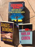 Livres de poche Harlan Coben et Dan Brown et Stephen King, Livres, Thrillers, Neuf
