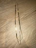 Collier double Shein dorée, Handtassen en Accessoires, Kettingen, Overige materialen, Verstelbaar, Ophalen of Verzenden, Zo goed als nieuw