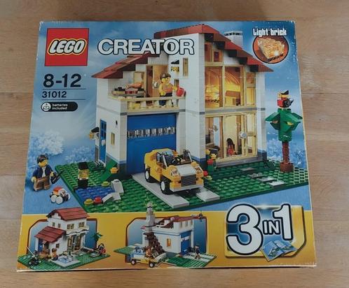 Lego Creator 3 in 1: Family House (31012), Enfants & Bébés, Jouets | Duplo & Lego, Comme neuf, Lego, Ensemble complet, Enlèvement ou Envoi