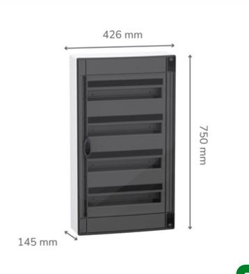 Coffret électriques Schneider 4X18 modules (72 modules) beschikbaar voor biedingen