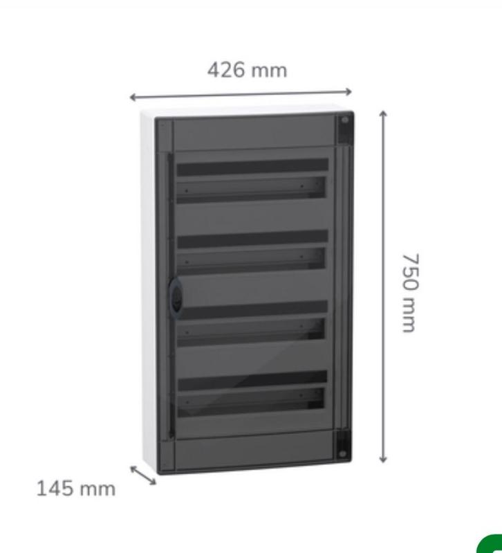 Coffret électriques Schneider 4X18 modules (72 modules), Doe-het-zelf en Bouw, Elektriciteit en Kabels, Ophalen
