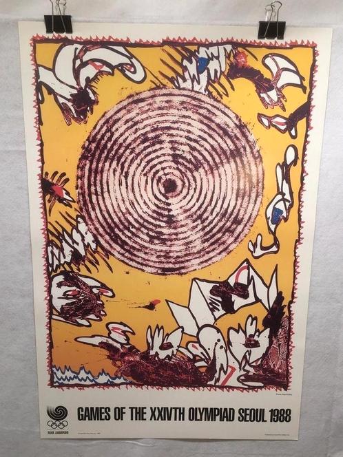 Pierre Alechinsky - Olympic Games - Seoul 1988, Antiek en Kunst, Kunst | Litho's en Zeefdrukken, Verzenden