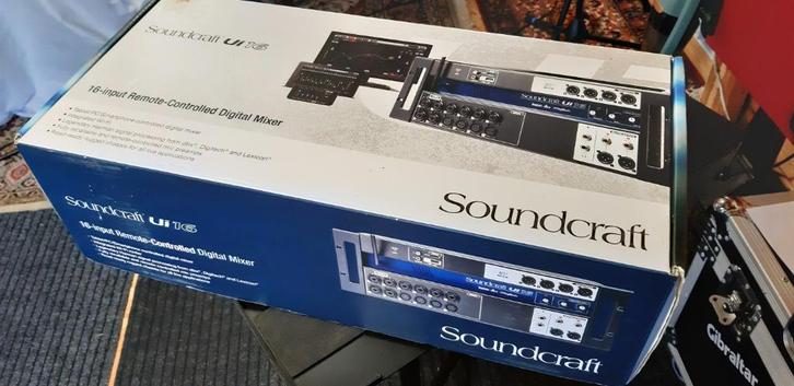Soundcraft Ui16 stageblok/dig.mengpaneel, Muziek en Instrumenten, Mengpanelen, Zo goed als nieuw, 10 tot 20 kanalen, Microfooningang