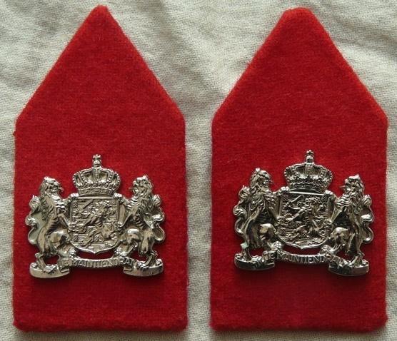 Kraagspiegels, Emblemen, DT2000, Korps Nationale Reserve.(4), Collections, Objets militaires | Général, Armée de terre, Enlèvement ou Envoi