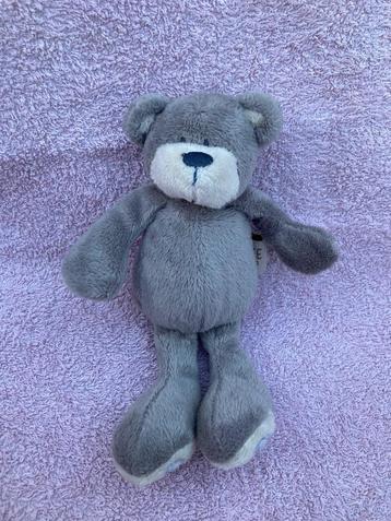 Peluche ours gris Pericles 20 cm
