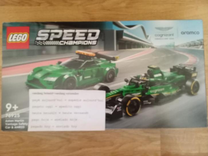 Voiture de sécurité Lego Aston Martin et  de F1 AMR23 76925, Enfants & Bébés, Jouets | Duplo & Lego, Neuf, Lego, Ensemble complet