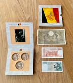 Lot van 3 zilvermunten en oude bankbiljetten (Belgie), Ophalen of Verzenden, Bankbiljetten