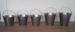 RVS emmers 25 euro per stuk, Ophalen, Gebruikt, Inox Meubilair