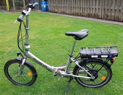Minerva elektrische vouwfiets, motor op achterwiel!!, Fietsen en Brommers, Fietsen | Vouwfietsen, Zo goed als nieuw, Overige merken