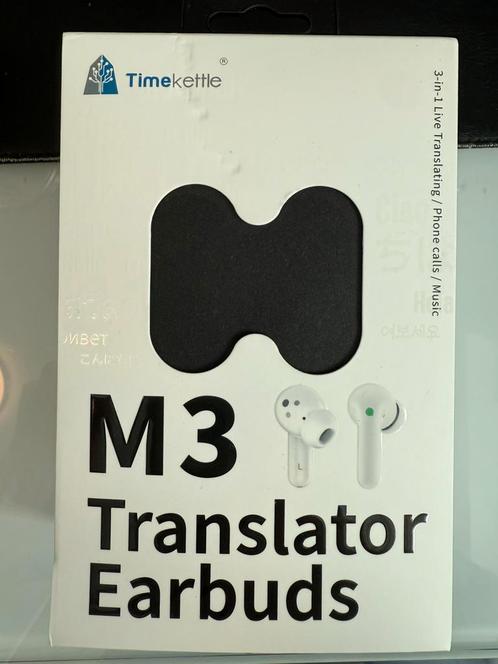 Traducteur IA instantané (timekettle m3), Audio, Tv en Foto, Hoofdtelefoons, Zo goed als nieuw, Over oor (circumaural), Overige merken