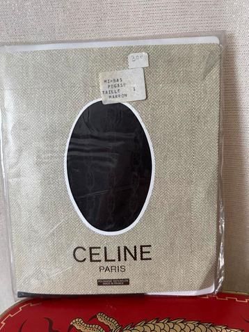 Céline mi-bas marron monogramme taille 1 neuf