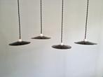 Set van 4 zwarte geëmailleerde industriële hangers, Ophalen of Verzenden