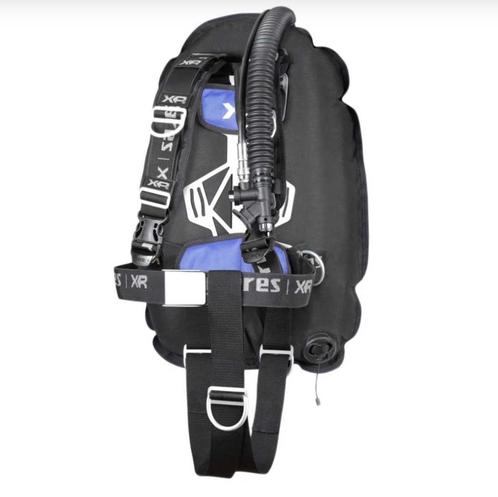 Mares XR REC Trim Single Backmount Set Black/Blue - Ecochequ, Watersport en Boten, Duiken, Nieuw, Trimvest of Wing, Ophalen of Verzenden