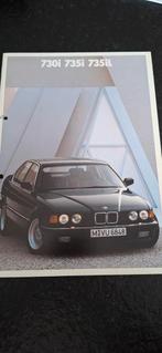 Folder BMW  7 reeks anno 1989, Boeken, Auto's | Folders en Tijdschriften, Ophalen of Verzenden, Zo goed als nieuw, BMW