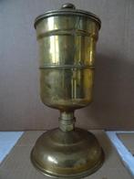 Antieke urn antieke kelk hosties antieke koperen urn 30 cm, Antiek en Kunst, Antiek | Religieuze voorwerpen, Ophalen of Verzenden