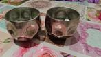 2 zilveren vaaspotten, Ophalen of Verzenden, Zo goed als nieuw, Zilver