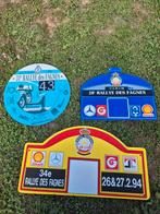 Rallyplaten jaar 80/90, Verzamelen, Ophalen of Verzenden, Gebruikt