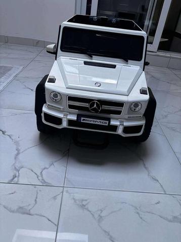 Elektrische Kinderauto Mercedes-Benz G63 AMG 6x6 Wit 24V zon beschikbaar voor biedingen