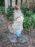 Antieke kabouter, Tuin en Terras, Ophalen of Verzenden, Gebruikt, Beton, Tuinkabouter