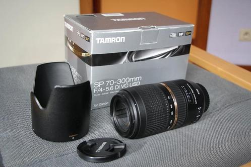 Tamron 70-300mm F4.0-5.6 Di VC USD Canon, Audio, Tv en Foto, Foto | Lenzen en Objectieven, Zo goed als nieuw, Ophalen of Verzenden