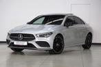 Mercedes-Benz CLA 250 e Coupé AMG Night 19" PANORAMA Leder, Te koop, Zilver of Grijs, 160 pk, Emergency brake assist