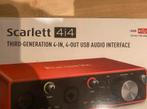 Focusrite Scarlett 4i4 3e generatie (nieuw), Ophalen of Verzenden, Nieuw