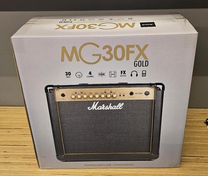 ampli guitare MARSHALL MG30FX Gold, Musique & Instruments, Amplis | Basse & Guitare, Neuf, Guitare, Moins de 50 watts, Enlèvement
