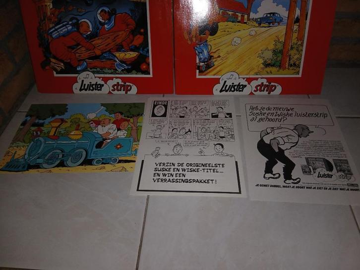 suske en wiske luisterstrips op vinyl 1987, Boeken, Stripverhalen, Zo goed als nieuw, Meerdere stripboeken, Ophalen of Verzenden