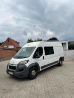 Peugeot Boxer 2017 6zit dubbel cabine  (Overname mogelijk), Wit, 120 kW, Bedrijf, 6 zetels