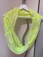 Sjaal (colsjaal) wit fluo geel, Ophalen of Verzenden, Zo goed als nieuw, Sjaal