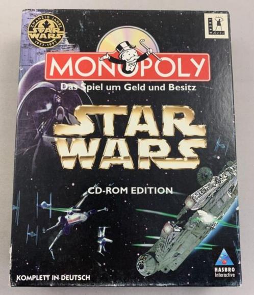 Monopoly Star Wars Big Box PC Duits Windows 95 Hasbro 1997, Games en Spelcomputers, Games | Pc, Gebruikt, Verzenden