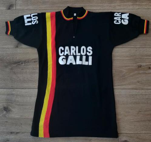 Vintage koerstrui wielershirt Carlos Galli, Sport en Fitness, Wielrennen, Gebruikt, Ophalen of Verzenden