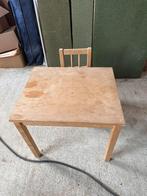 Kindertafel, Ophalen, Gebruikt
