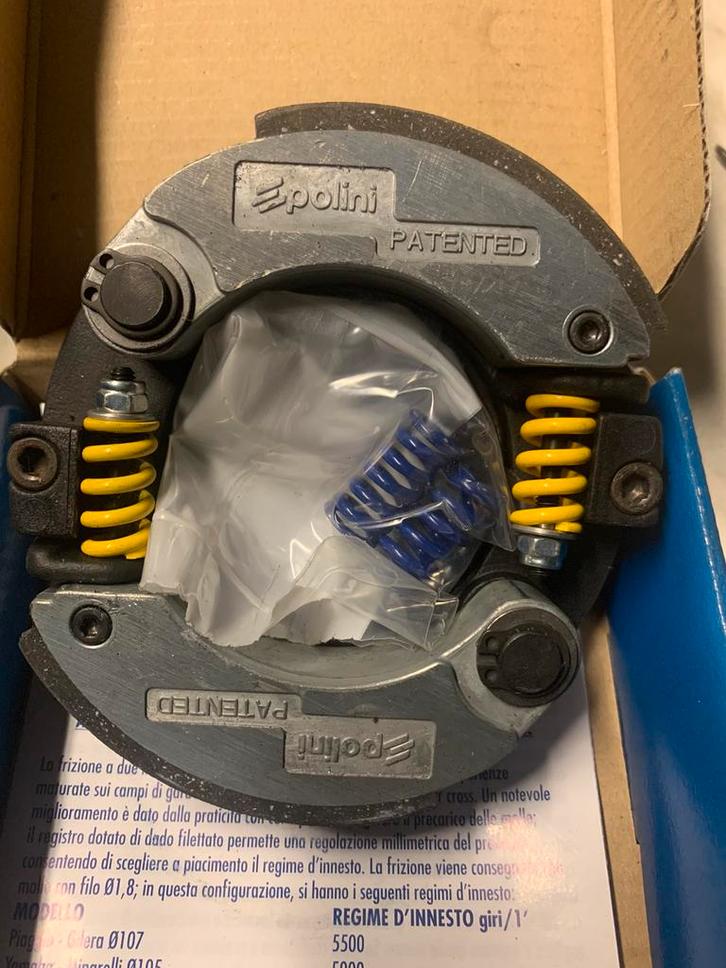 Embrayage Polini 2G Piaggio-Gilera 2G Evolution 3, Vélos & Vélomoteurs, Pièces de cyclomoteur | Scooters, Neuf, Piaggio