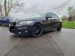 BMW 218d Sport Pack M | Leder | Schuifdak | GPS | Bluetooth, Auto's, Achterwielaandrijving, 2 Reeks, Zwart, Leder