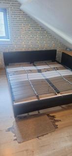 Bed + lattenbodems, Ophalen, Lattenbodem, 180 cm of meer, 100 cm of meer