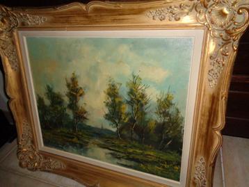 Dupuis -Prachtig gesigneerd schilderij -Vermeld in ARTO... beschikbaar voor biedingen